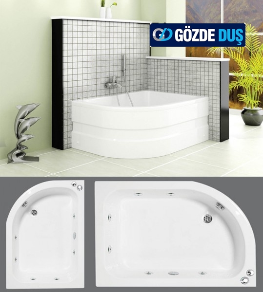 Asimetrik Mini Oturmalı Jakuzi Es-Asse